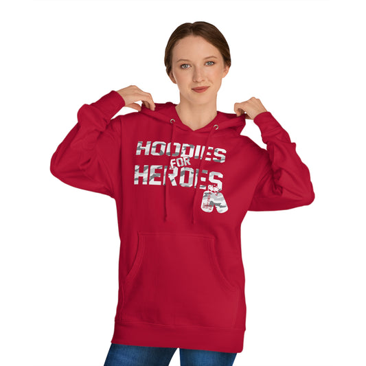 Red Unisex Hooded Sweatshirt