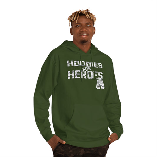 Green Unisex Hooded Sweatshirt