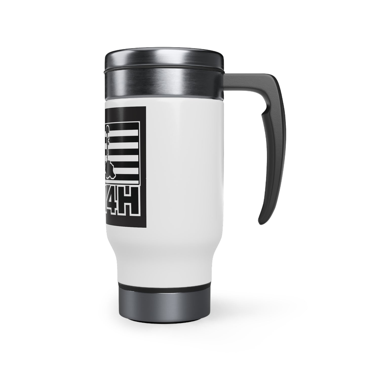 Stainless Steel Travel Mug with Handle, 14oz