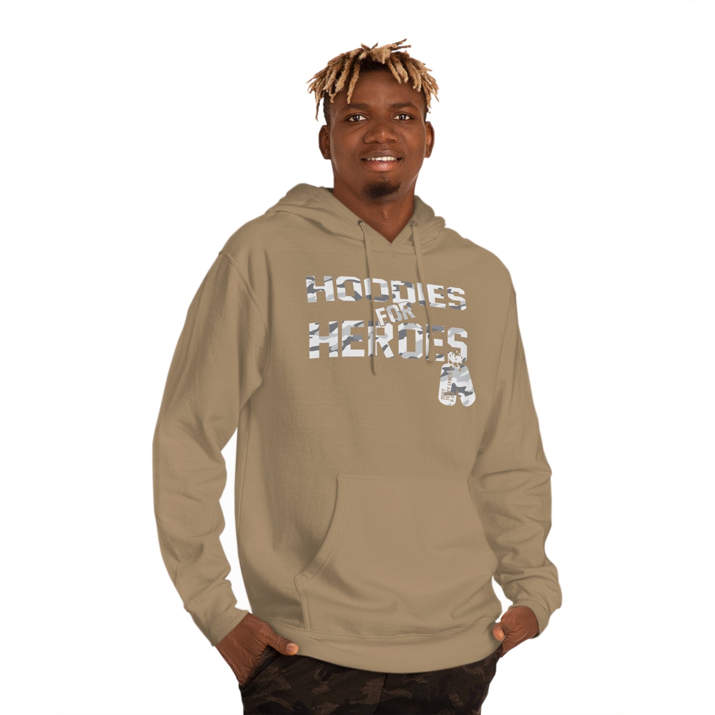 Sandstone Unisex Hooded Sweatshirt