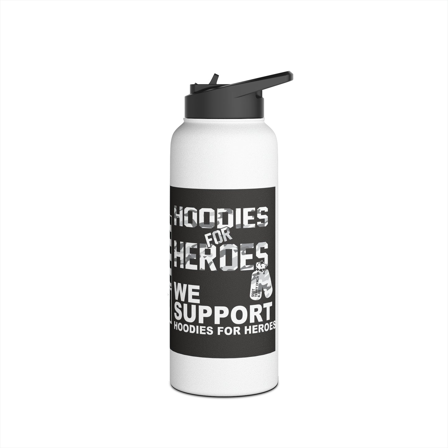 Stainless Steel Water Bottle, Standard Lid