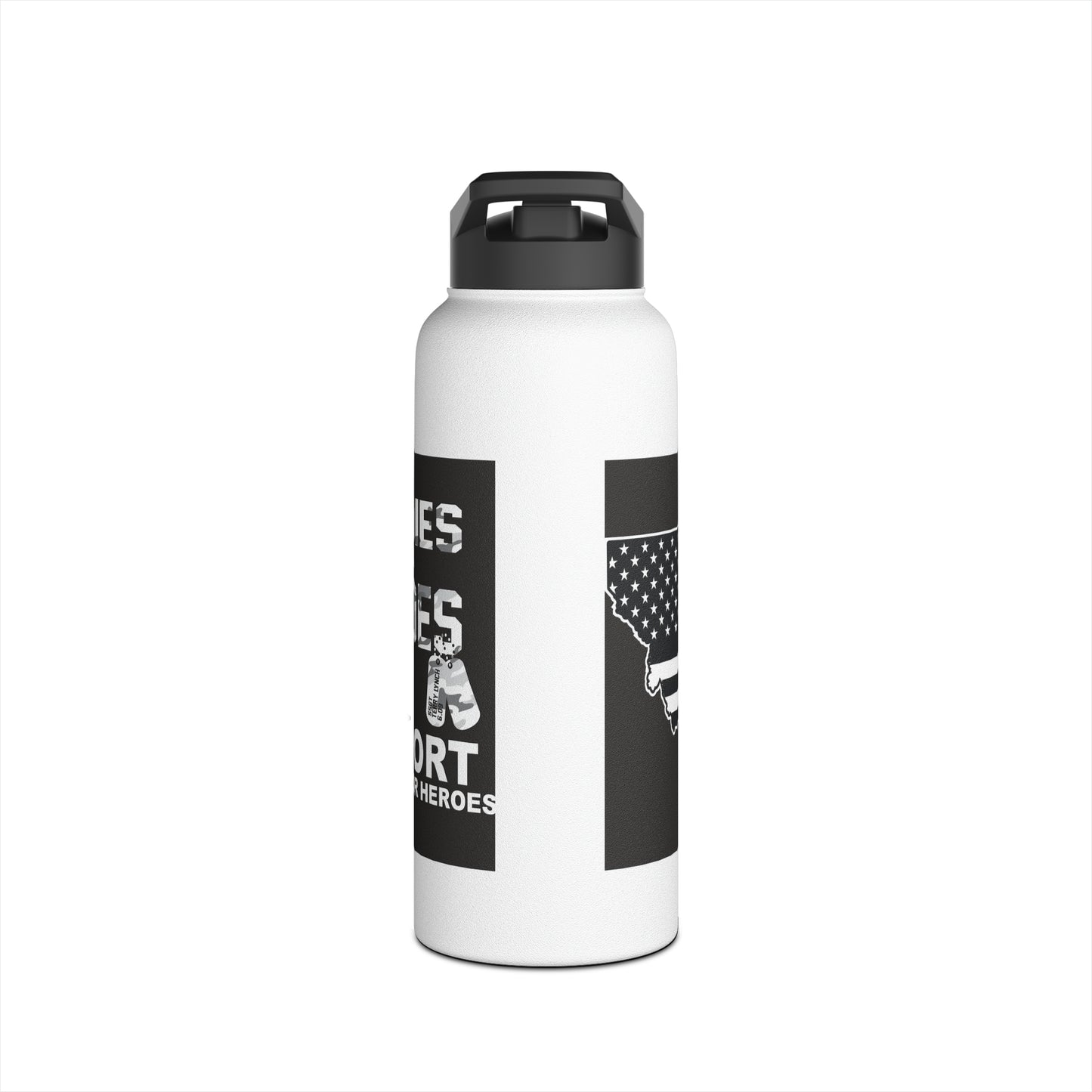 Stainless Steel Water Bottle, Standard Lid