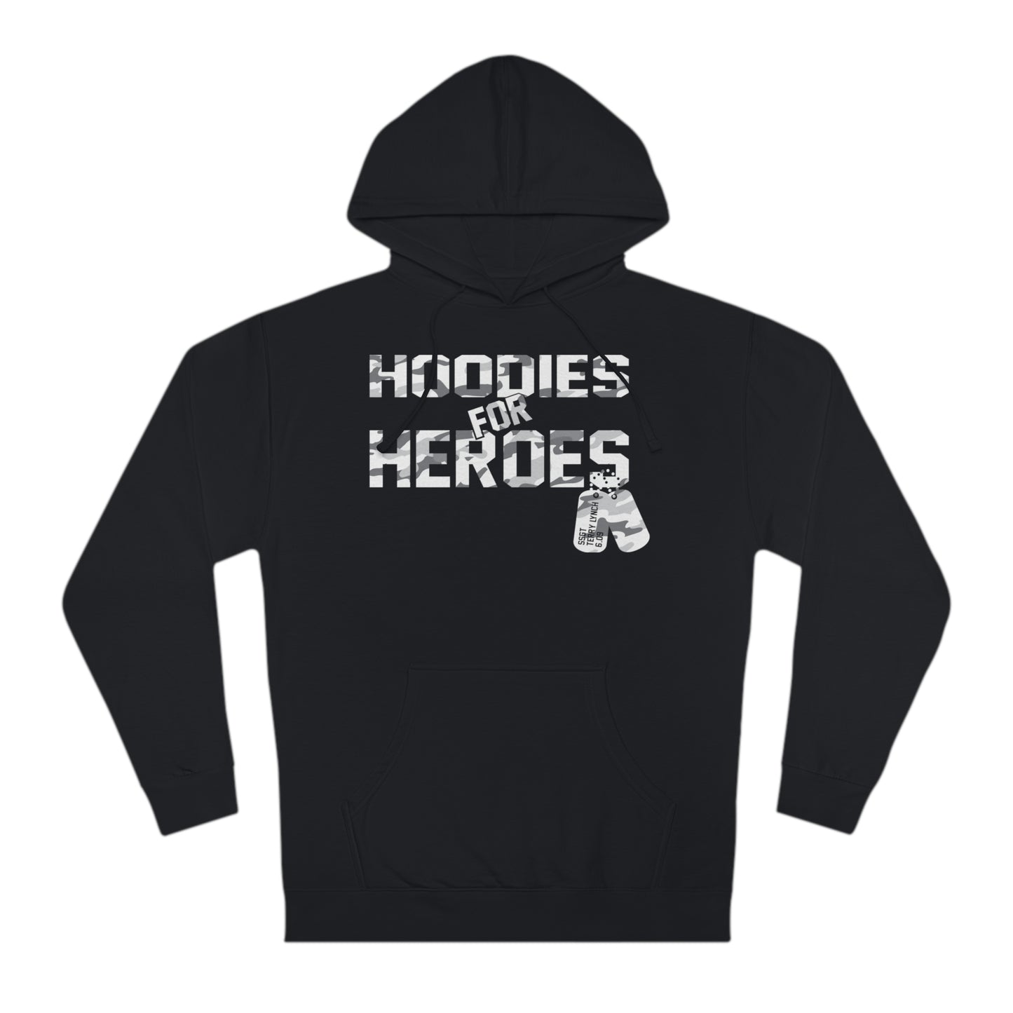 Black Unisex Hooded Sweatshirt